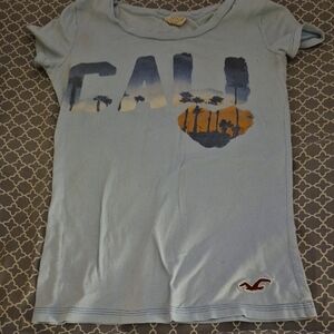 Hollister Kids Light Blue Graphic Tee